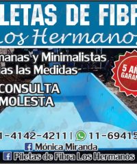 PILETAS DE FIBRA  «LOS HERMANOS»